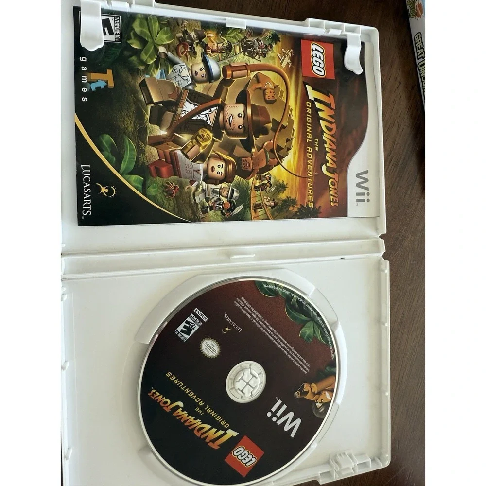 Wii LEGO Indiana Jones The Original Adventures‎ With Instruction Manual